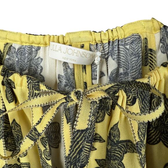 ULLA JOHNSON Marcellana Puff Sleeve Top in Solaris - Picture 13 of 13